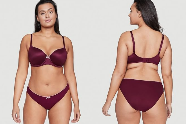 Panti menstrual victoria secret bikini flujo medio S borgoña